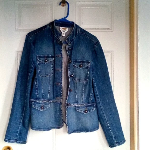 Talbots jean jacket size 12 jean jacket - Picture 1 of 13